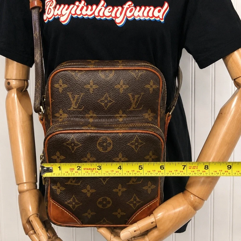 LOUIS VUITTON LV Monogram Amazon PM Crossbody Messenger Bag with/ LV DUST BAG
